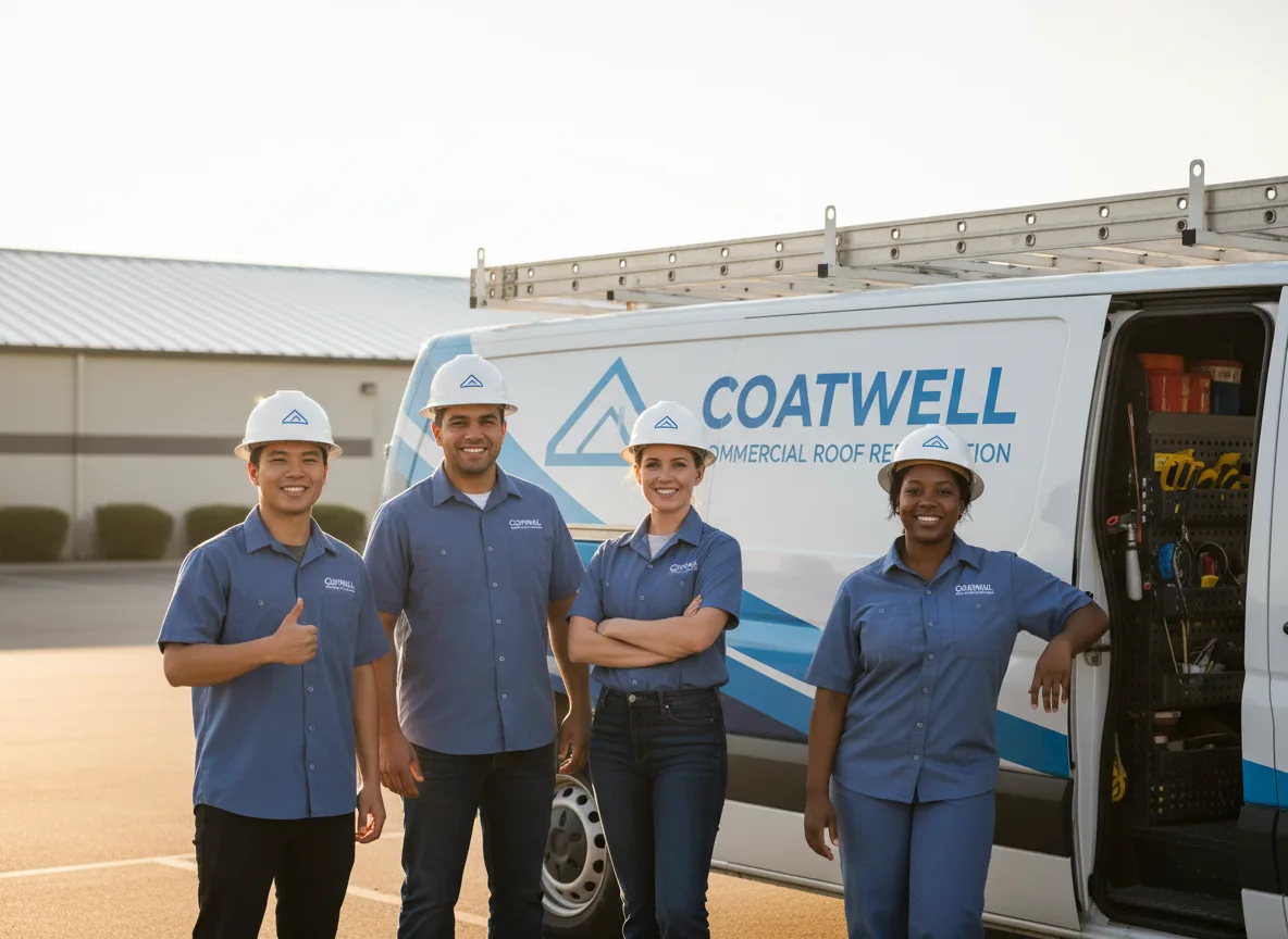 Commercial roof coating company in League City, TX